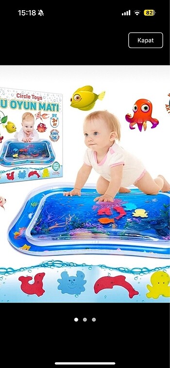 Bebek su oyun matı