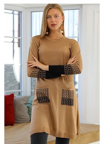 Bayan triko tunik