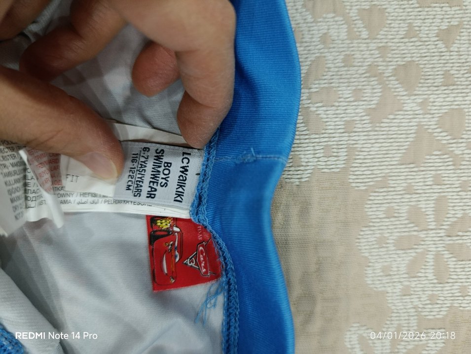 Renkli Baskılı Erkek Çocuk Deniz Şortu - Görsel 2