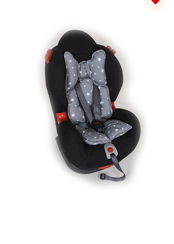 Gri Desenli Puset ve Oto Koltuğu Minderi - Görsel 3