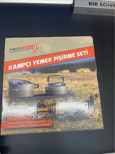 Kampçı yemek pişirme seti