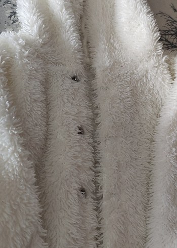 Bebek Kız Beyaz Kürklü Tulumu - Görsel 2