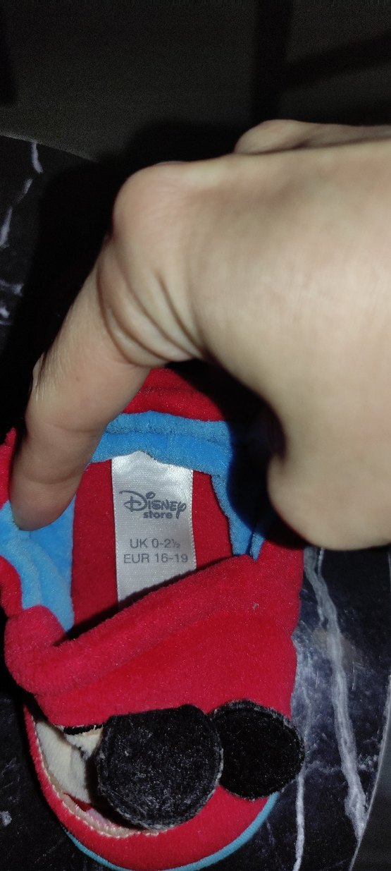 Kırmızı Erkek Bebek Pop Kültür Nakışlı Ev Ayakkabısı - Görsel 2