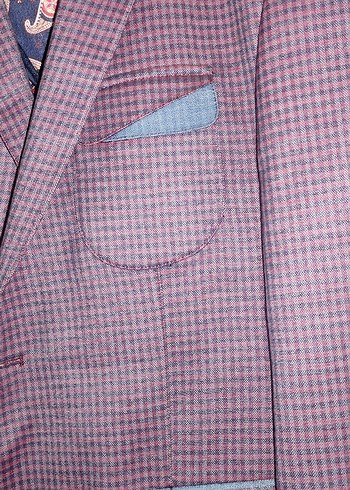 xl Beden Pembe Regular Fit Erkek Takım Ceketi