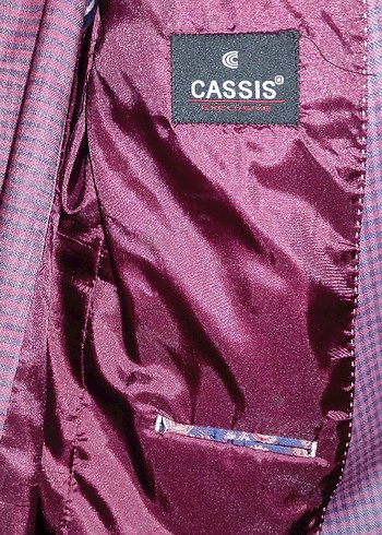 xl Beden mor Renk Pembe Regular Fit Erkek Takım Ceketi