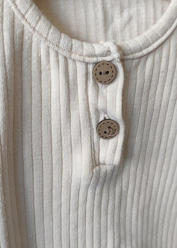 Beyaz Çocuk Kısa Kollu Atlet - Görsel 2