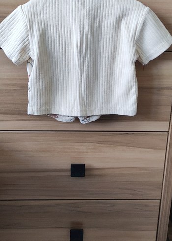 Beyaz Çocuk Kısa Kollu Atlet - Görsel 3