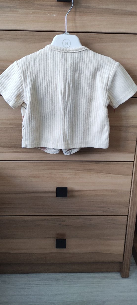 Beyaz Çocuk Kısa Kollu Atlet - Görsel 3