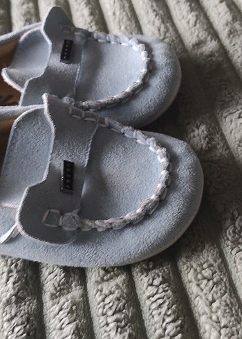 Bebek Gri Süet İlk Adım Ayakkabısı - Görsel 3