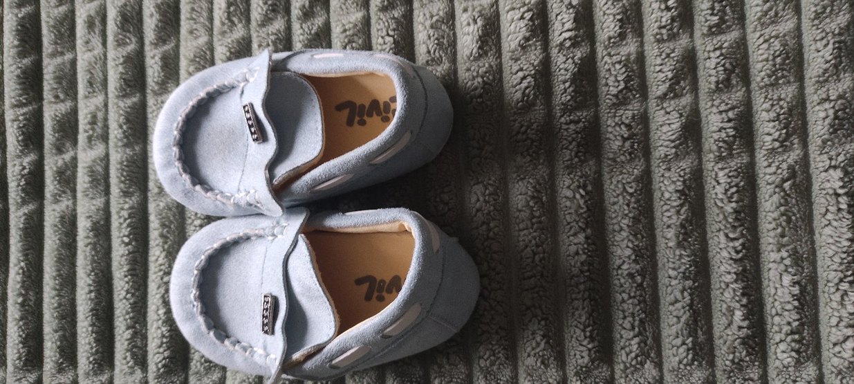 Bebek Gri Süet İlk Adım Ayakkabısı - Görsel 5