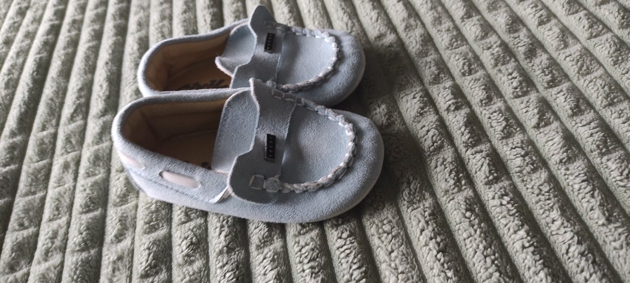Bebek Gri Süet İlk Adım Ayakkabısı - Görsel 3