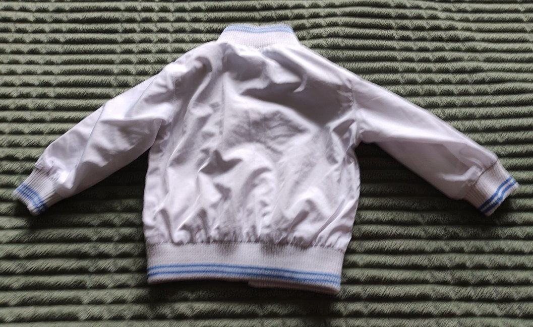 Beyaz Fermuarlı Erkek Çocuk Ceket - Görsel 3