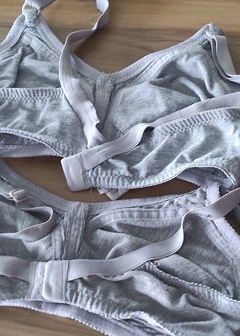 Gri Rahat Normcore Sütyen Takımı - Görsel 2