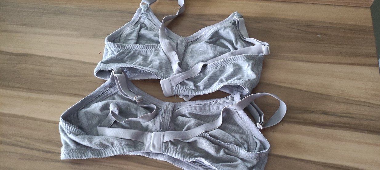 Gri Rahat Normcore Sütyen Takımı - Görsel 2