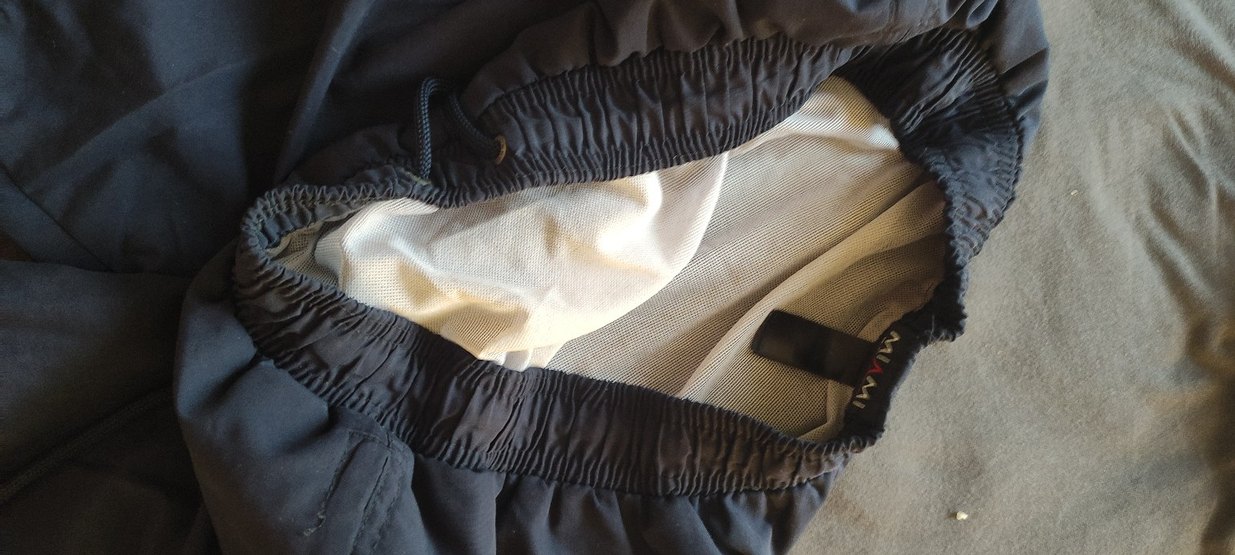 Erkek Mavi Midi Boy Bol Kesim Kemerli Mayo - Görsel 3