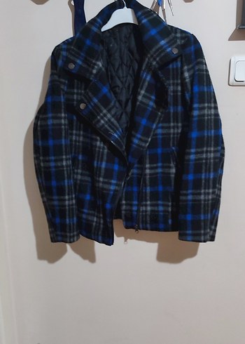 Mavi Ekose s ve m beden olur astarda ufak bir defovar gozukmuyor - Görsel 9