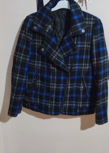 Mavi Ekose s ve m beden olur astarda ufak bir defovar gozukmuyor - Görsel 4