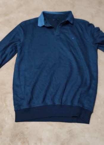 Erkek Lacivert Uzun Kollu Polo Tişört toplu fiyat - Görsel 9