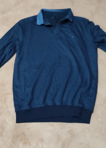 Erkek Lacivert Uzun Kollu Polo Tişört toplu fiyat - Görsel 8