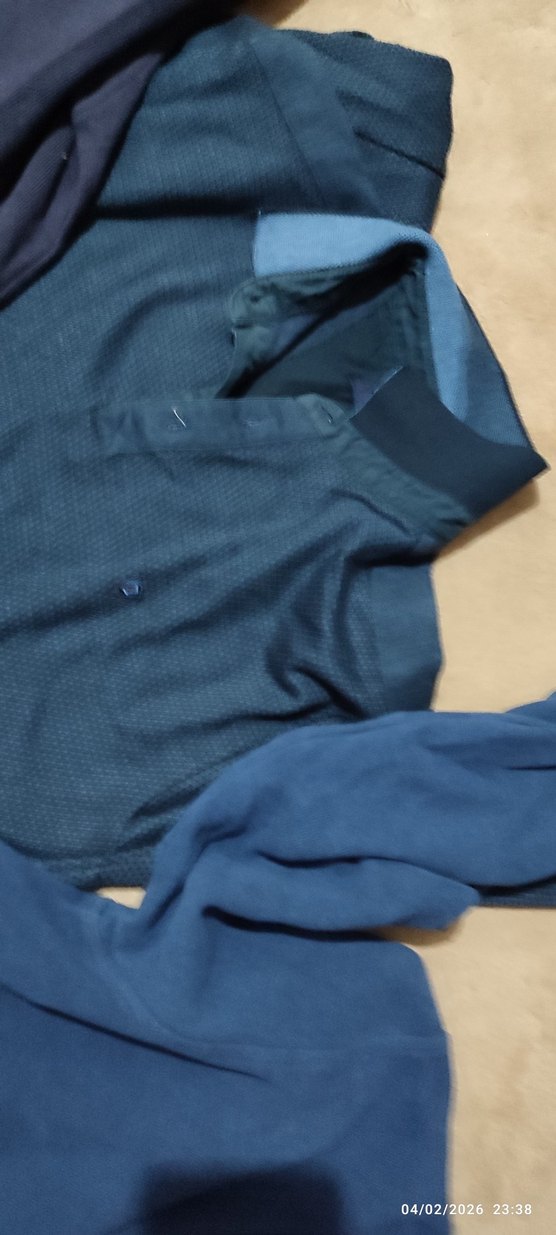 Erkek Lacivert Uzun Kollu Polo Tişört toplu fiyat - Görsel 2