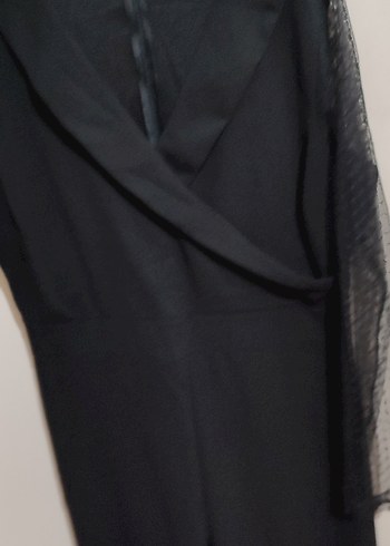 Siyah Uzun Kollu Gotik Tulum - Görsel 10