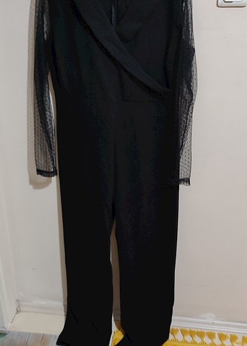 Siyah Uzun Kollu Gotik Tulum - Görsel 3