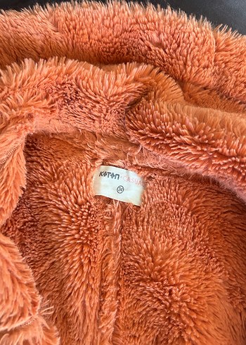 Kürk Detaylı Kadın Süet Mont - Görsel 2