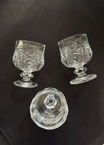 Şeffaf Desenli Mini Kadeh Seti - Görsel 2