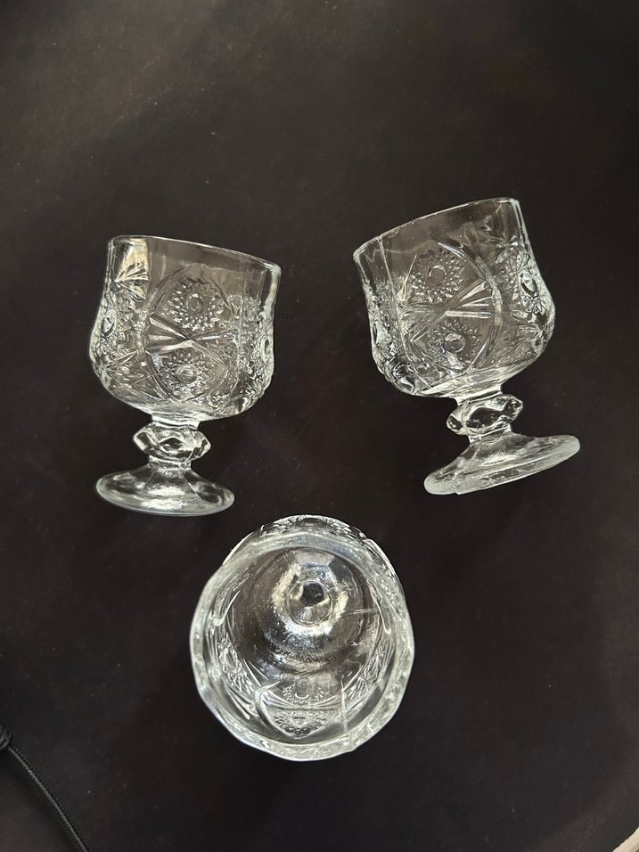 Şeffaf Desenli Mini Kadeh Seti - Görsel 2