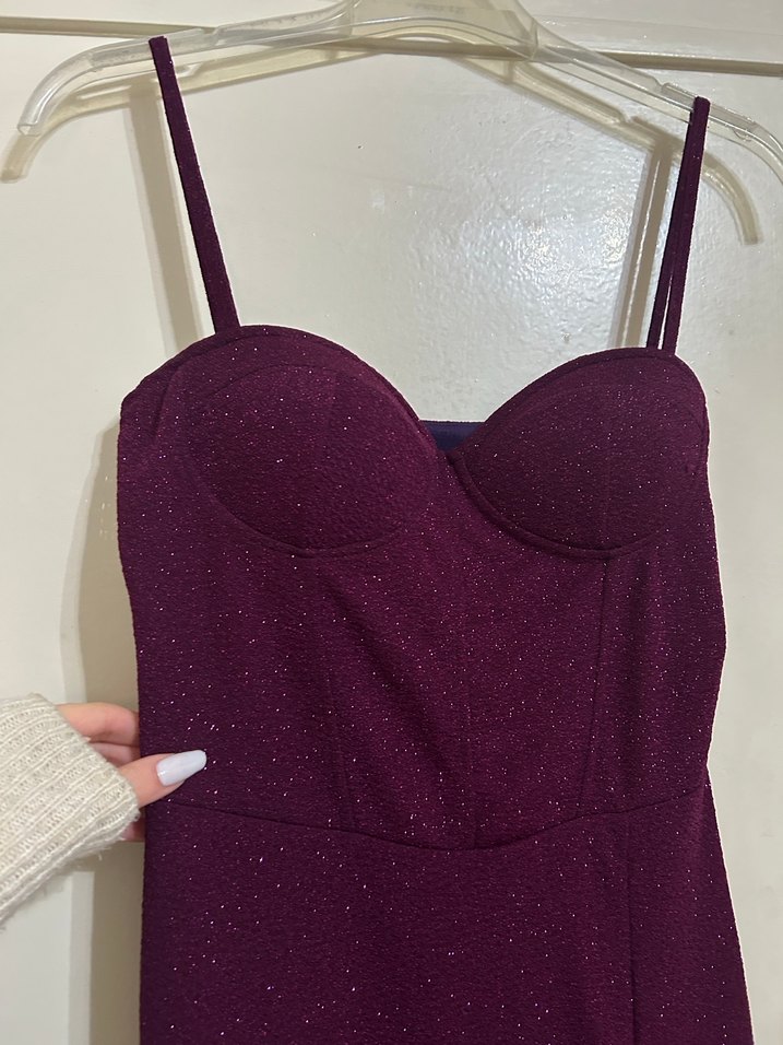 Bordo Uzun Boylu Strappy Büstiyer - Görsel 2