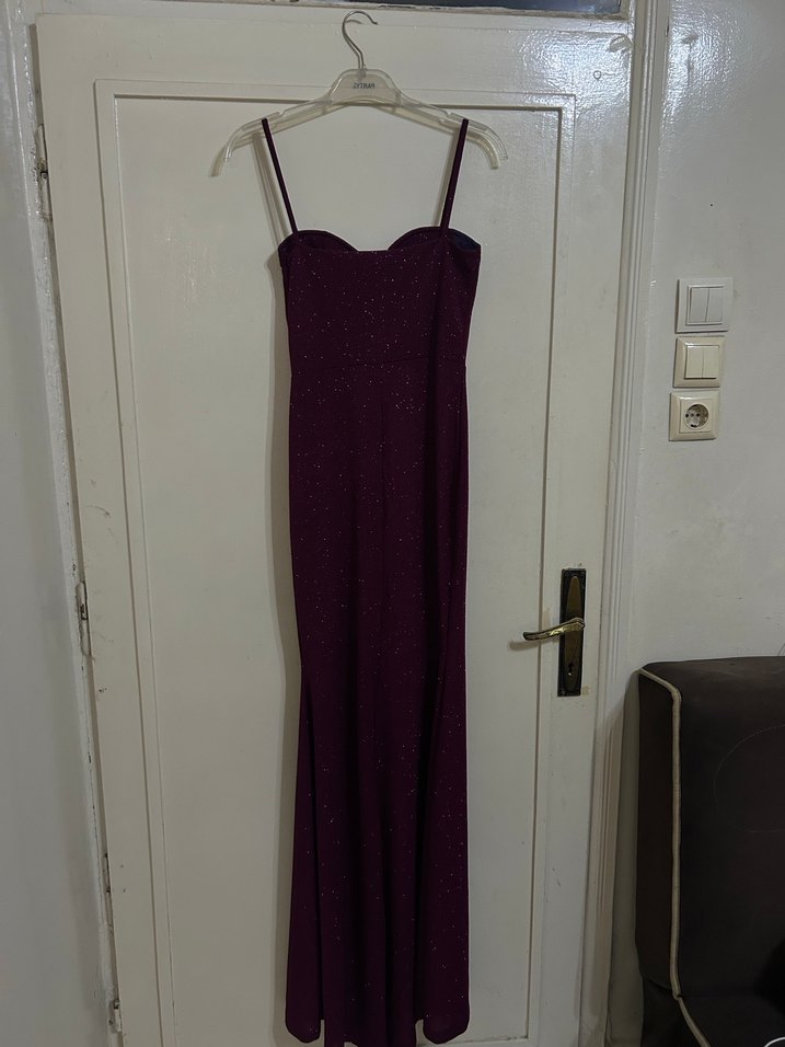 Bordo Uzun Boylu Strappy Büstiyer - Görsel 5