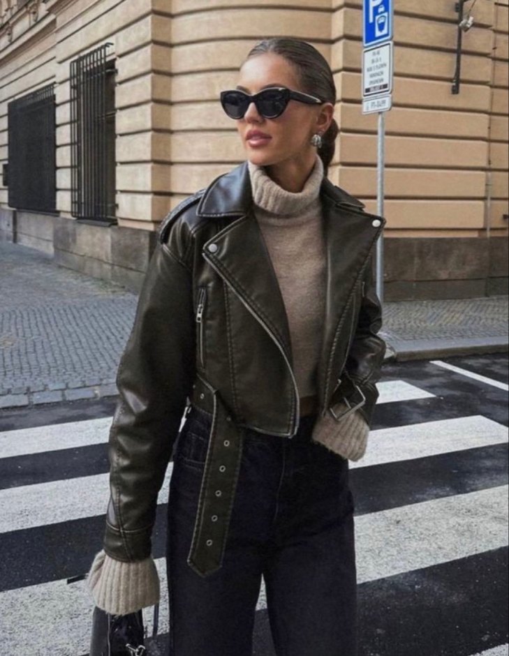 Zara Deri Ceket - Görsel 2