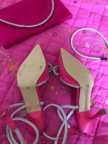 Zara Abiye ayakkabı çanta set
