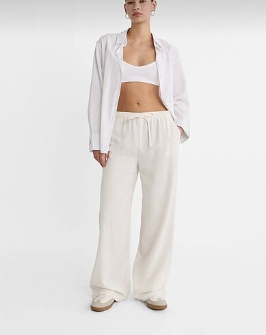 Stradivarius keten pantolon