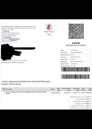 Converse Chuck 70 Waterproof Bot - Görsel 7