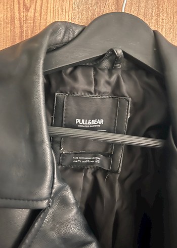 Kadın Siyah Deri Biker Ceket - Görsel 2