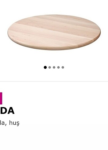 Ikea tahta sunumluk 
