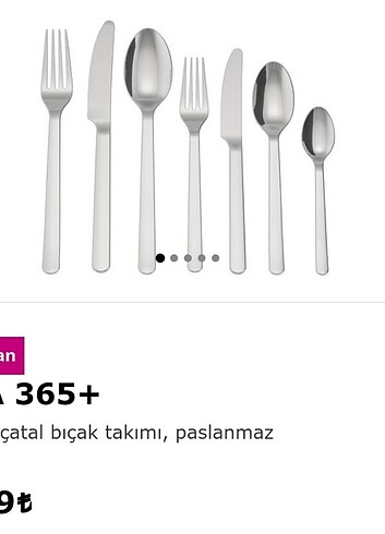 Ikea çatal bıçak takımı 