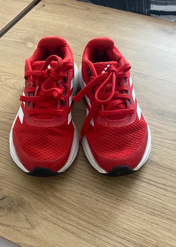 Adidas Kırmızı  Erkek Kız Çocuk Spor Ayakkabı Velcro - Görsel 6