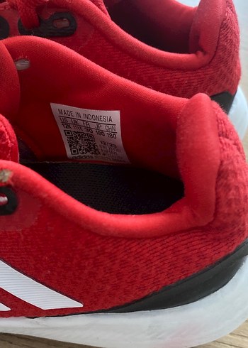 Adidas Kırmızı  Erkek Kız Çocuk Spor Ayakkabı Velcro - Görsel 2