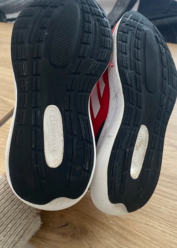 Adidas Kırmızı  Erkek Kız Çocuk Spor Ayakkabı Velcro - Görsel 4