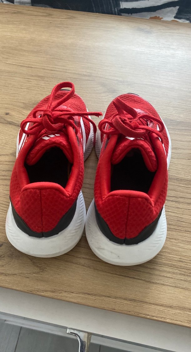 Adidas Kırmızı  Erkek Kız Çocuk Spor Ayakkabı Velcro - Görsel 5