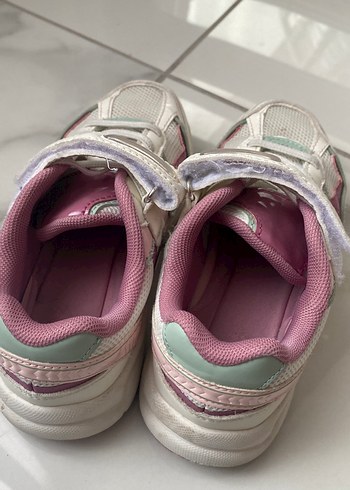 Us Polo Kız Çocuk Pembe Cırt Cırtlı Spor Ayakkabı - Görsel 2