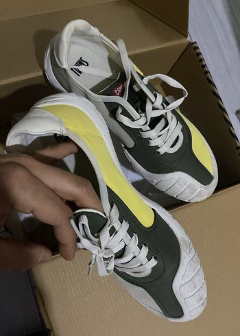 Camper Sarı Kadın Spor Ayakkabı - Görsel 2