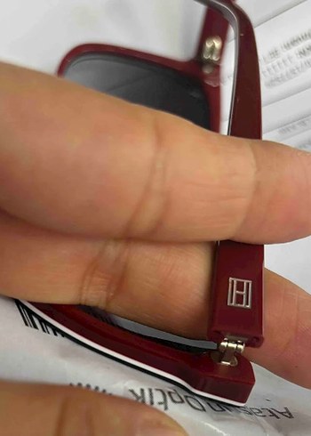 Tommy Hilfiger Cat model Kadın Gözlük Lacivert Kırmızı - Görsel 4