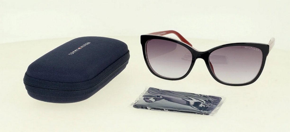 Tommy Hilfiger  Cat model  Kadın Gözlük Lacivert Kırmızı - Görsel 3