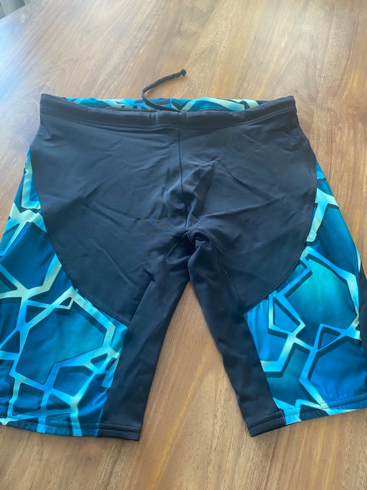 Erkek Mavi ve Kırmızı Yüzücü Mayo Arena ve Decachlon Markası - Görsel 2