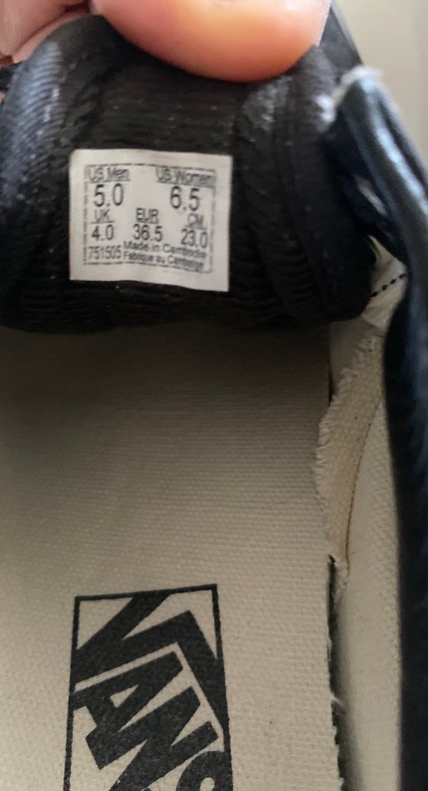 Vans Siyah Kadın Spor Ayakkabı Velcro - Görsel 4