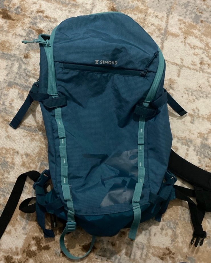 Mavi Simond Fermuarlı Erkek Sırt Çantası Decathlon - Görsel 3