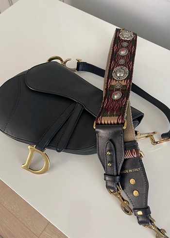 Beden Dior marka Bordo Deri Bohem Tarzı Tokalı Kol Çantası